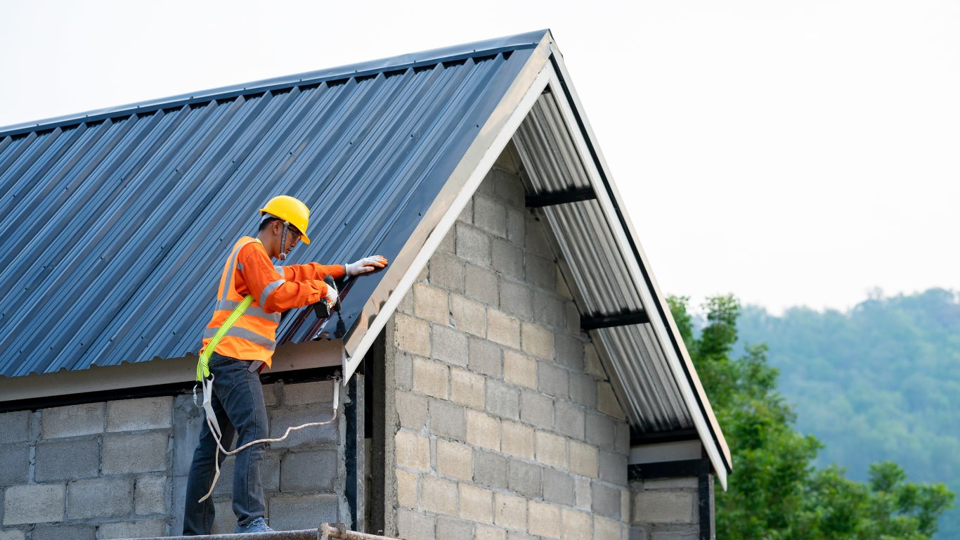 Residential roof maintenance by Skybird Roofing