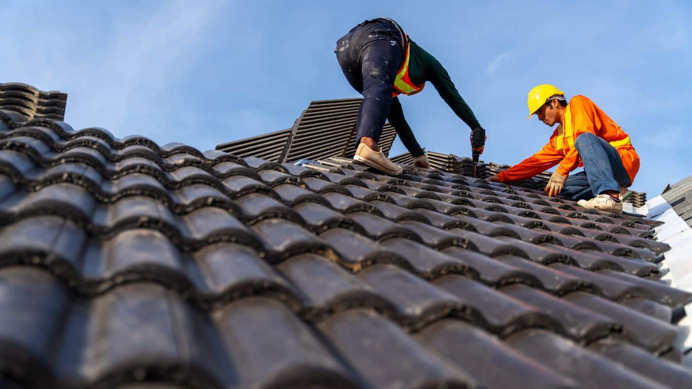 Residential roof repair by Skybird Roofing
