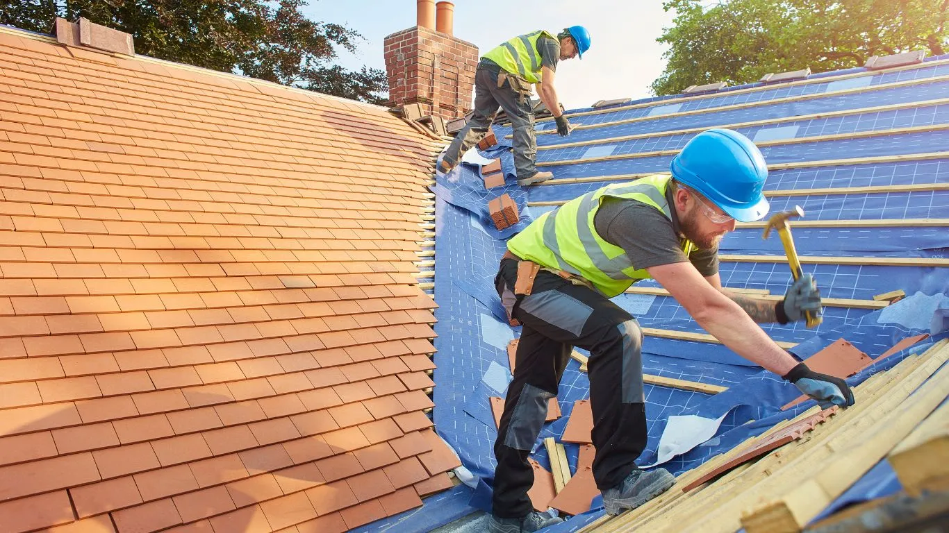 Residential roof replacement by Skybird Roofing